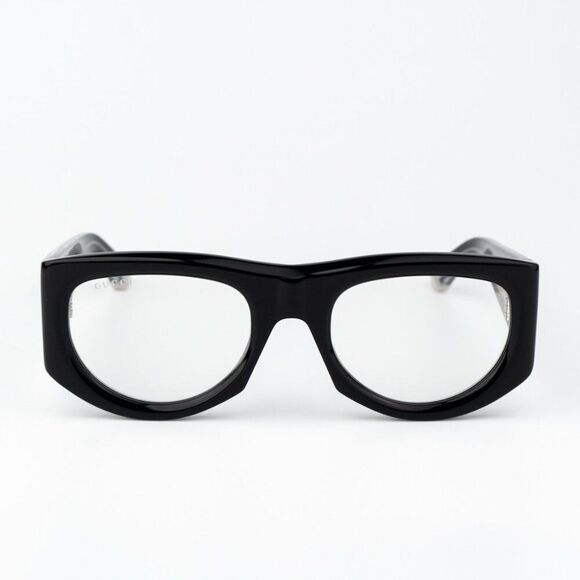 Gucci Women Sunglasses Black Transparent Rectangular GG1917S 002 BRAND NEW main image 4